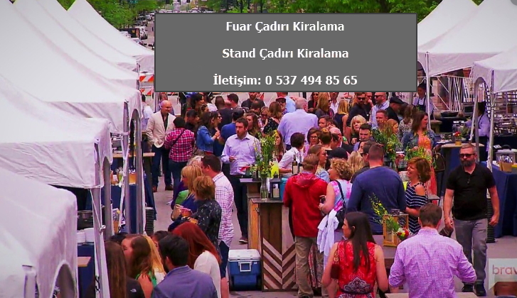 Fuar Stand Çadırı Kiralama